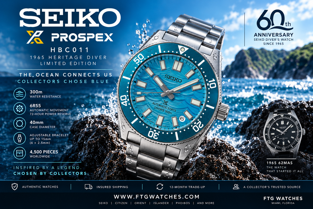 Seiko HBC011: Collectors Chose the New Prospex Daytime Blue
