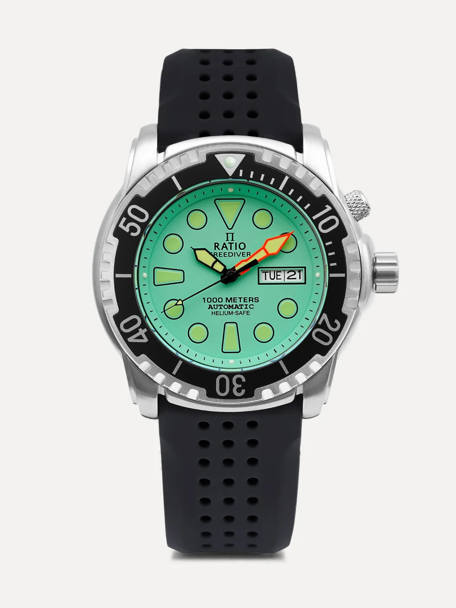 Ratio FreeDiver Helium-Safe 1000M Sapphire Automatic 1068HA90-34VA-MGRN Men's Watch — view 5