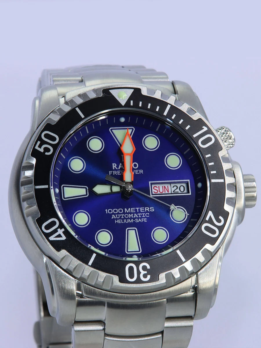 Ratio FreeDiver Helium-Safe 1000M Sapphire Automatic 1068HA96-34VA-BLU Men's Watch — view 4