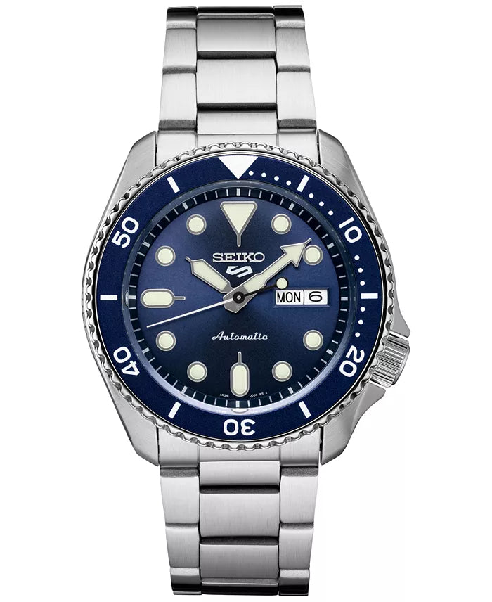 Seiko 5 Sports 38mm "Midi Size" Automatic – Blue Dial – NEW — view 2