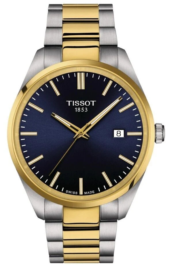 Tissot PR 100 Blue Dial Two-Tone 40mm – T150.410.22.041.00 — view 2