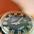 Timex Q Reissue Quartz Blue Dial Stainless Steel view 3