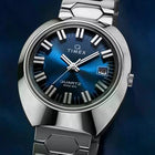 Timex Q Reissue Quartz Blue Dial Stainless Steel view 4