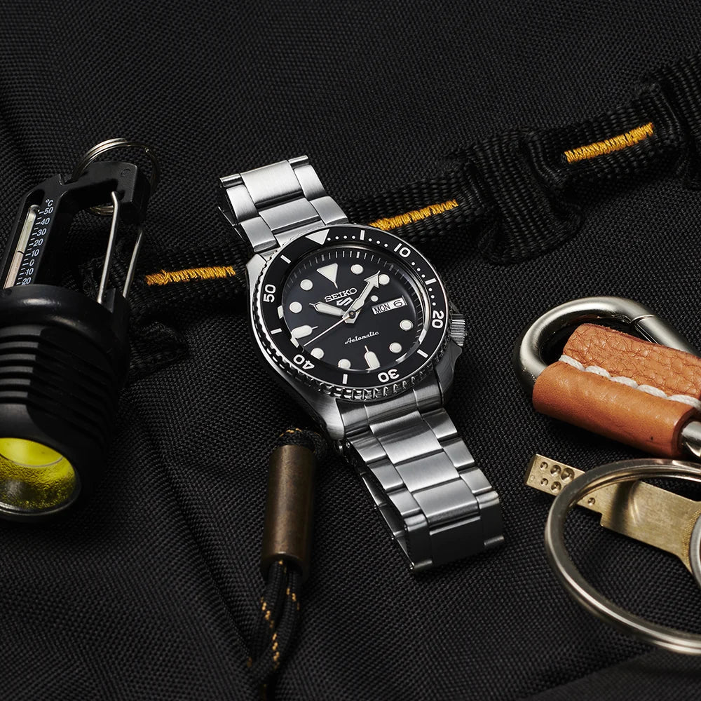 Seiko 5 Sports SRPD55K1 Automatic "Black Dial" – New – Ready to Ship — view 6