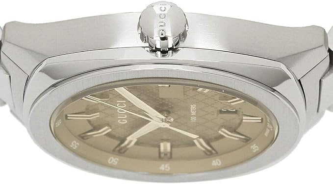 Gucci GG2570 YA142315 – Brown Dial Stainless Steel Quartz Men’s Watch, 40mm — view 8