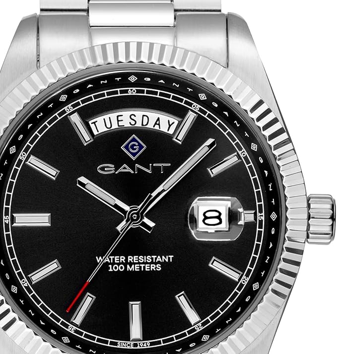 GANT Fairfax – 41mm – Day-Date – 100M – Stainless Steel – Black Dial – New — view 3