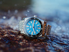 PHOIBOS Narwhal PY061D – Vintage Blue – 200M Automatic Diver "High Beat" Movement view 2