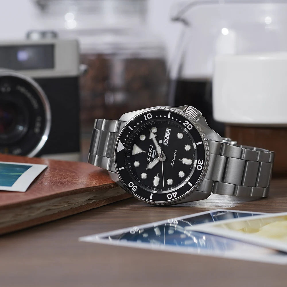 Seiko 5 Sports SRPD55K1 Automatic "Black Dial" – New – Ready to Ship — view 5