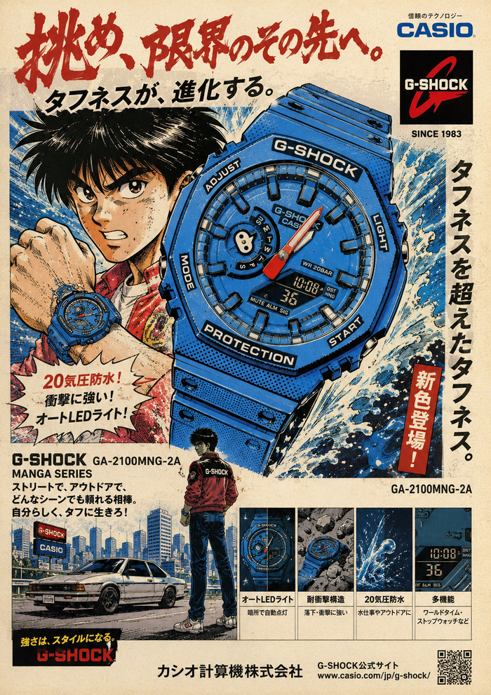 G Shock Manga