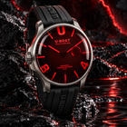 U-Boat Darkmoon Red SS Capsoil 44mm Men’s Watch – 8465/B view 1