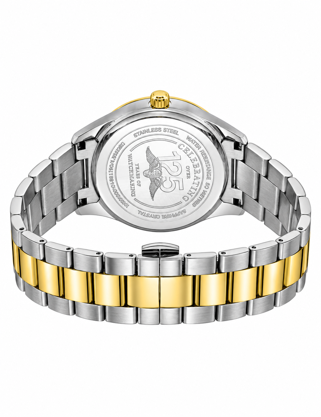 Rotary Oxford Two-Tone Men’s Quartz Watch – Black Dial GB05521 — view 4