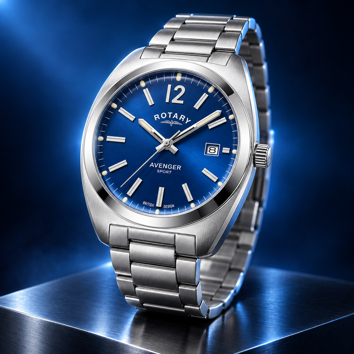 Rotary Avenger Sport GB05480/05 – 38mm Blue Dial Quartz Watch