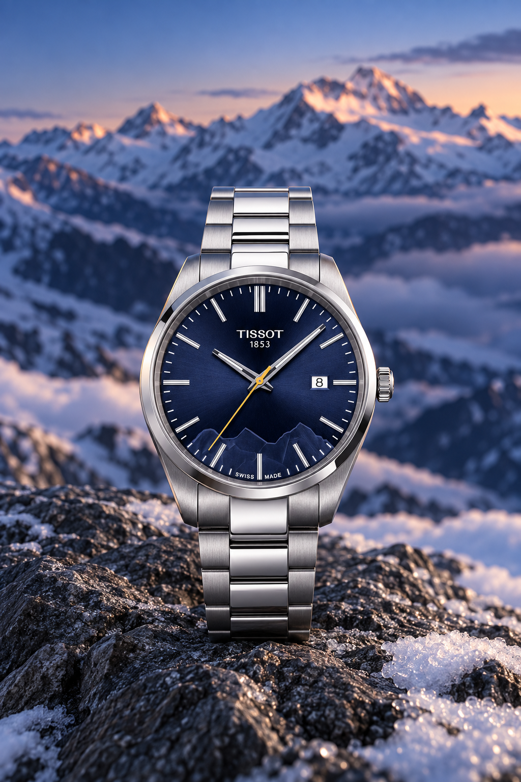 Tissot PR 100 Jungfrau Special Edition Blue Dial 40mm Special Edition — view 4
