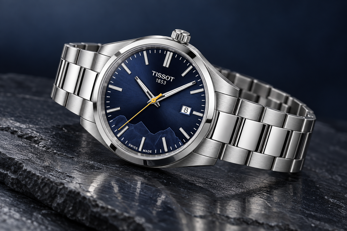 Tissot PR 100 Jungfrau Special Edition Blue Dial 40mm Special Edition — view 3