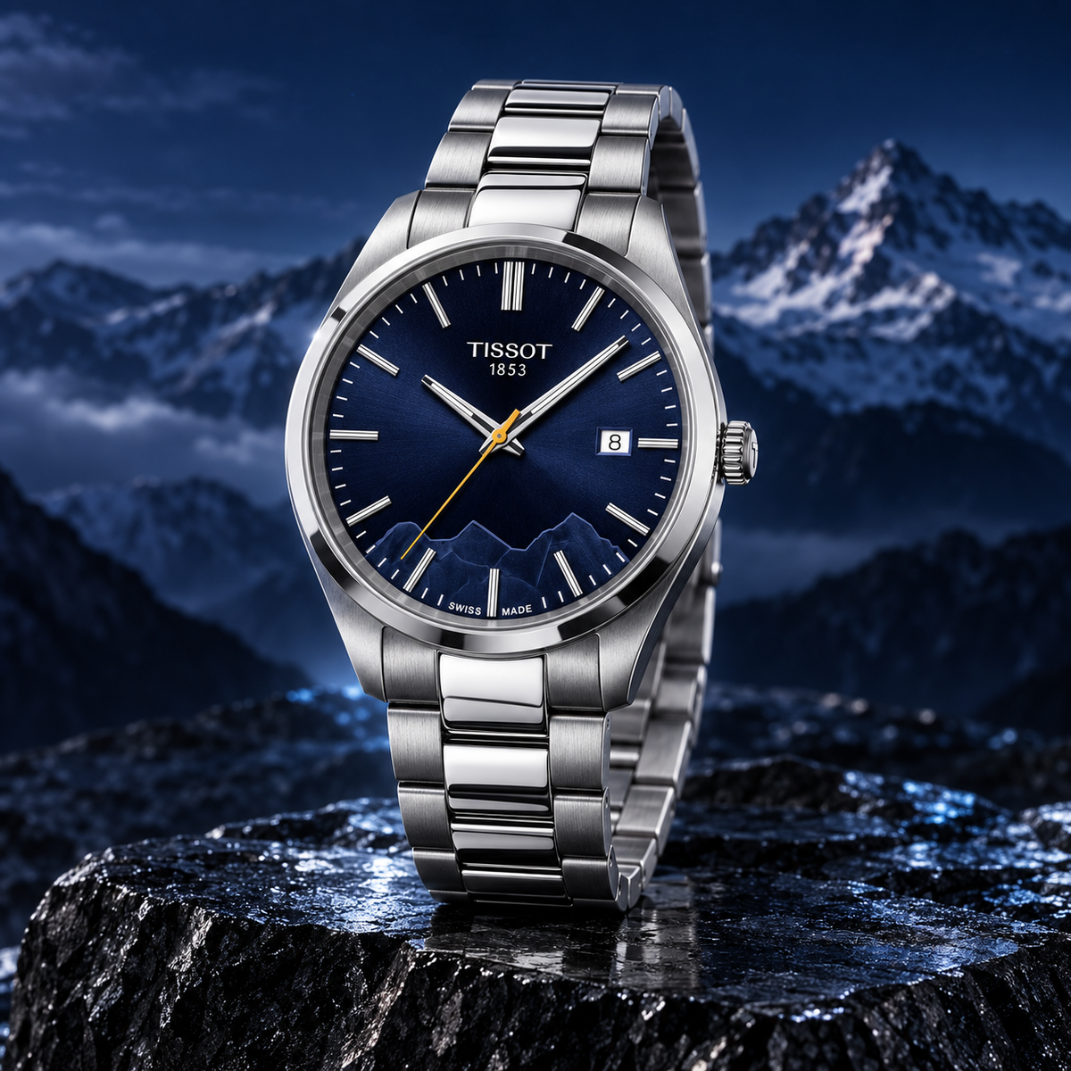 Tissot PR 100 Jungfrau Special Edition Blue Dial 40mm Special Edition — view 2