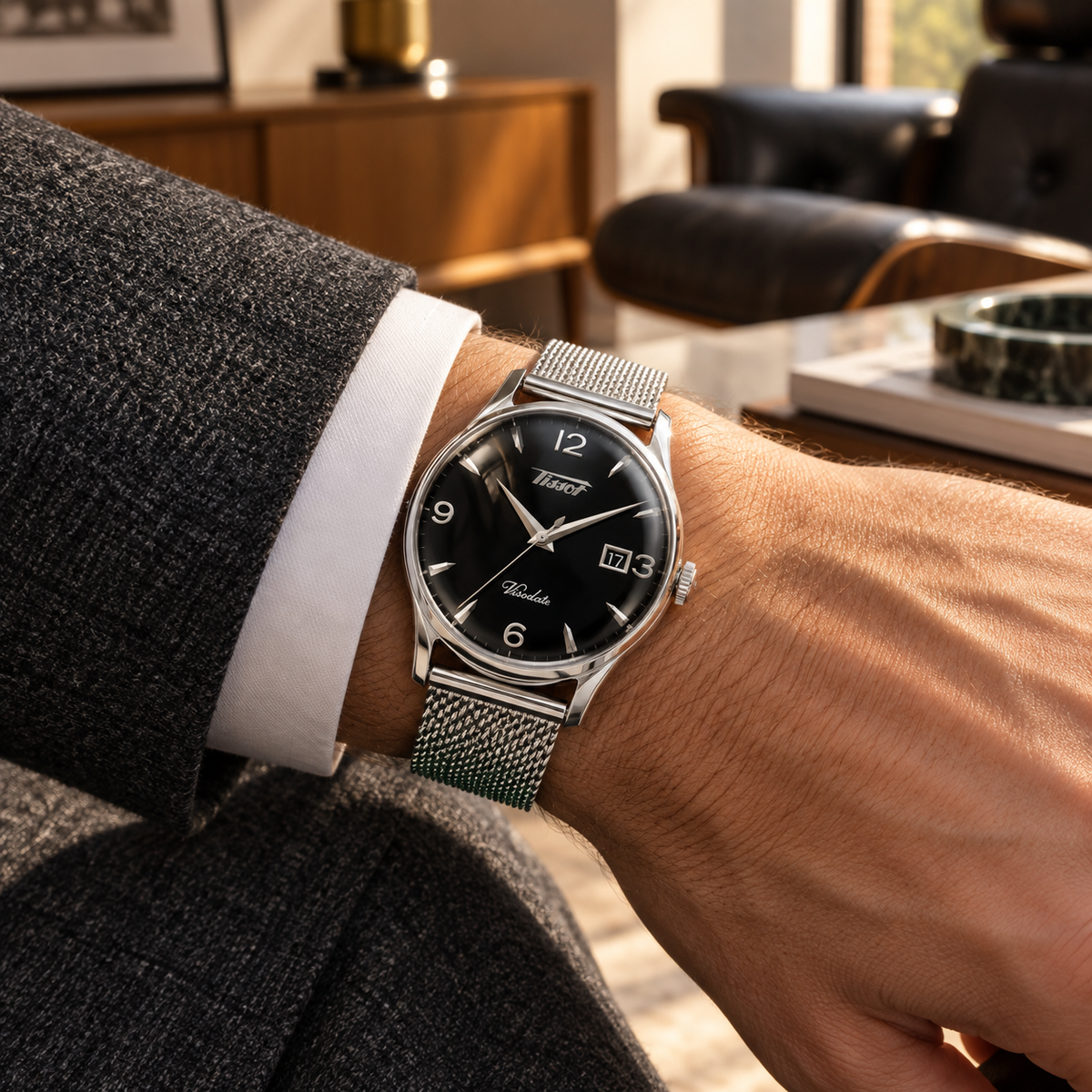 Tissot Heritage Visodate Black Dial 40mm – T118.410.11.057.00 — view 2