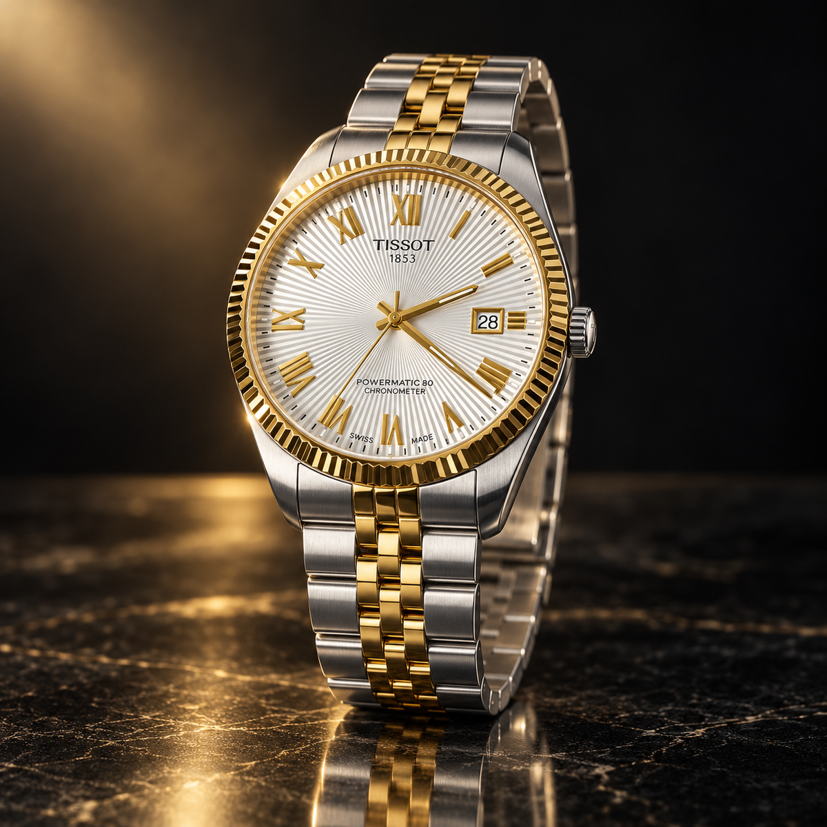 Tissot Ballade Silver Dial Two-Tone 40mm – T156.410.22.031.00