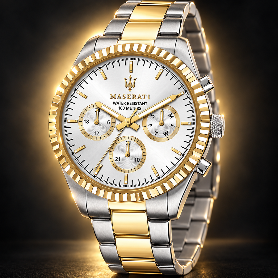 Maserati Competizione R8853100021 — Two-Tone Multifunction Quartz