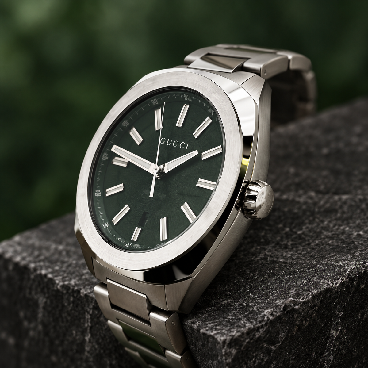 Gucci GG2570 YA142313 Green Dial Stainless Steel Watch – 41mm — view 8