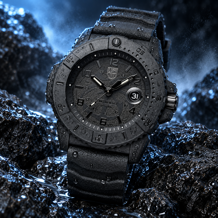Luminox Navy SEAL Foundation Blackout 45mm Watch — XS.3601.BO.NSF
