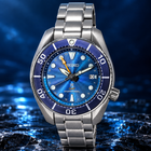 Seiko Prospex SFK001J1 “Sumo” Solar GMT — Blue Dial, 45mm view 4