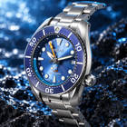 Seiko Prospex SFK001J1 “Sumo” Solar GMT — Blue Dial, 45mm view 2