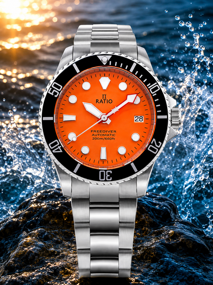 Ratio FreeDiver RTF045 200M Sapphire Automatic Men's Watch