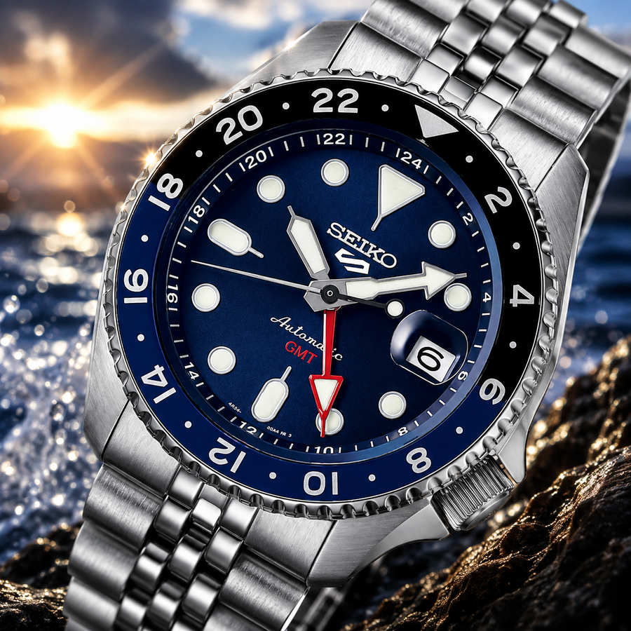 Seiko 5 Sports GMT SSK003 – “Blueberry” Automatic GMT