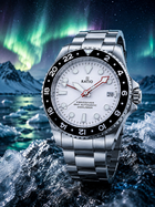 Ratio FreeDiver GMT RTF057 “Arctic” Sapphire Automatic 200M Men's Watch view 4