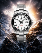 PHOIBOS LEVIATHAN 200M Automatic Diver Watch PY050E White view 3