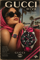 Gucci Dive – Pink/Black Dial – Swiss Made – 200M view 1