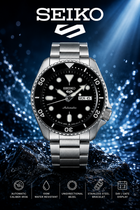 Seiko 5 Sports SRPD55K1 Automatic "Black Dial" – New – Ready to Ship view 1