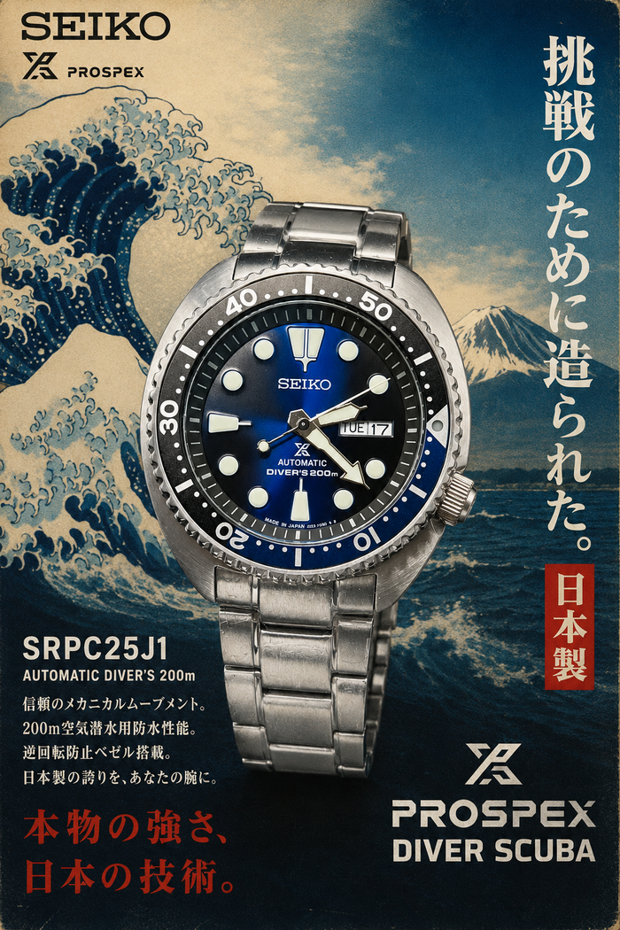 SRPC25J1 Deep Blue Batman Turtle IN STOCK Seiko Prospex SRPC25J1 READY TO SHIP
