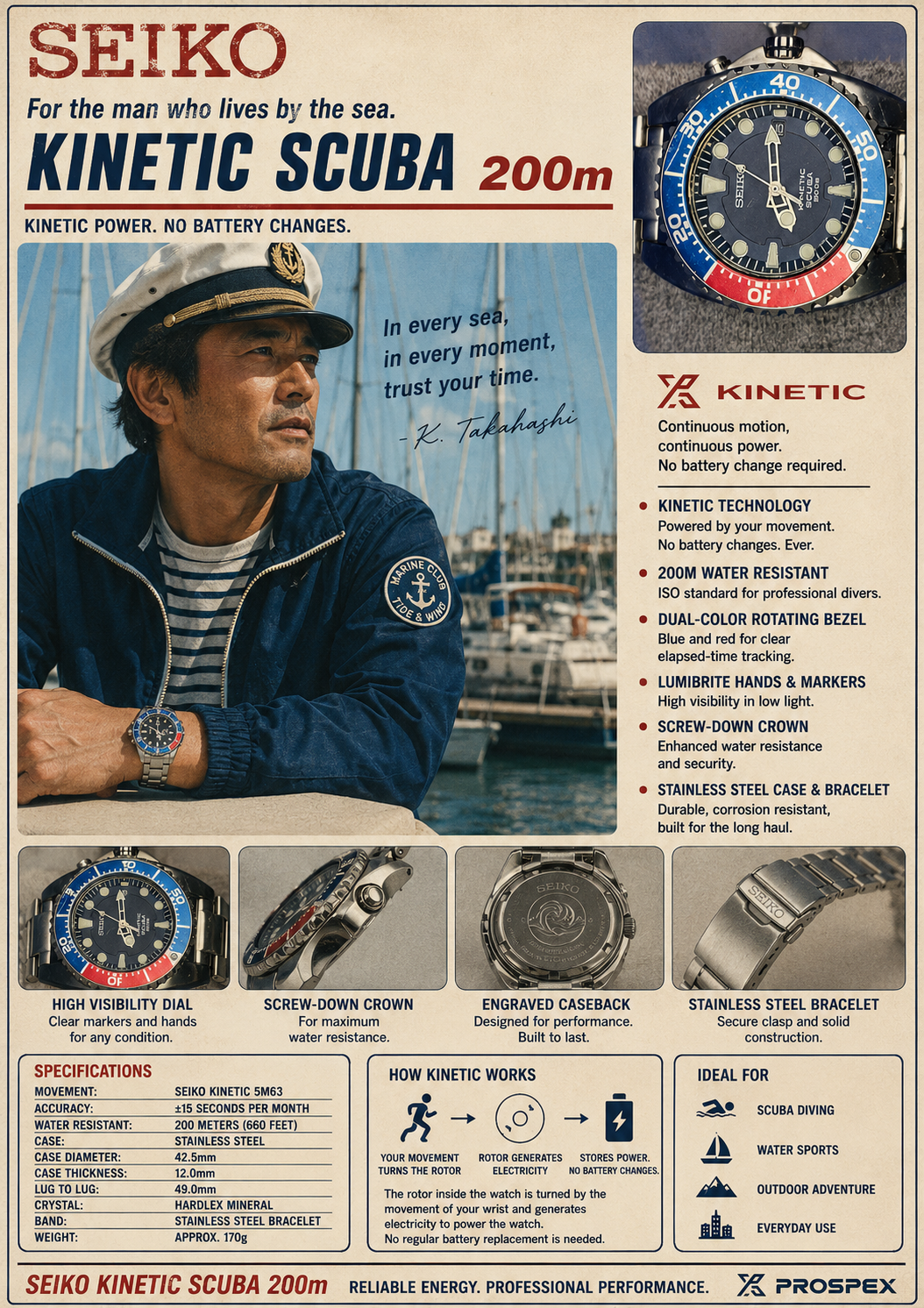 Seiko SRPL51 Prospex Sea Samurai Diver Blue Dial Stainless — view 10