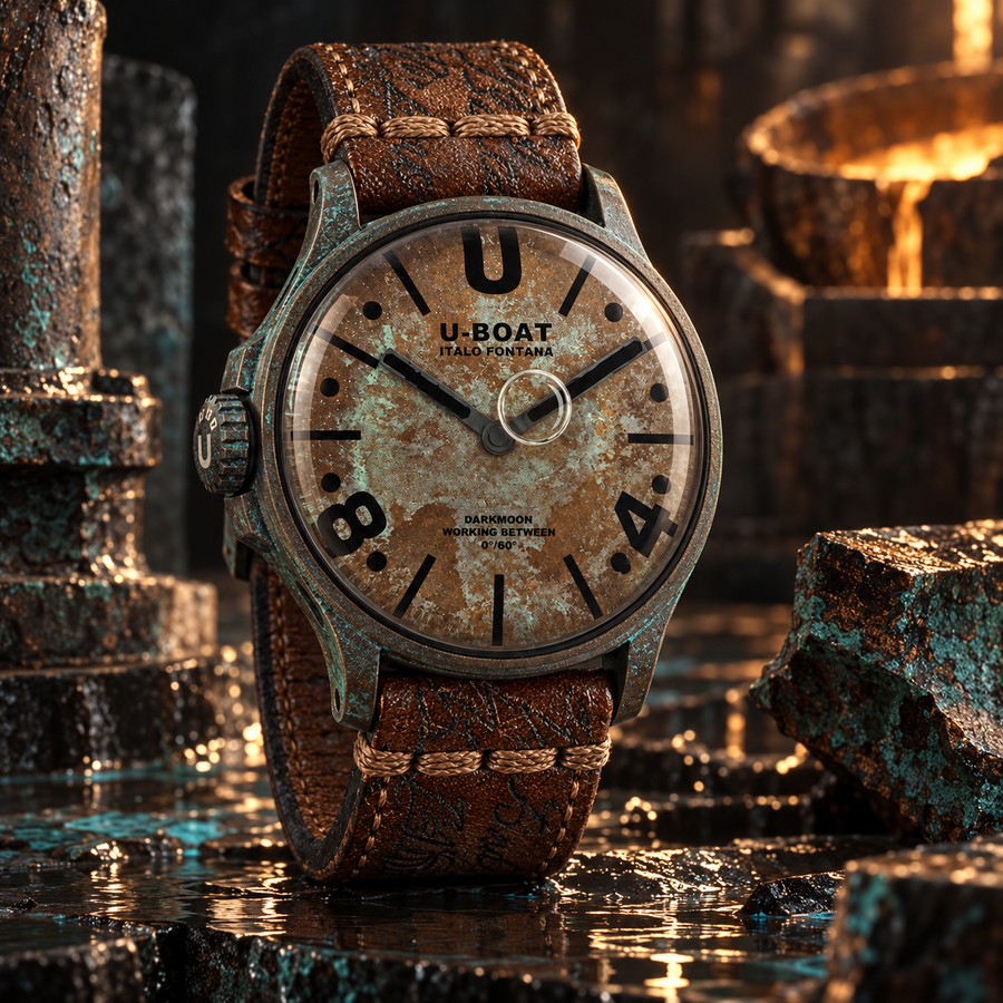 U-Boat Darkmoon Unico Capsoil 45mm Men’s Watch – 9600/A