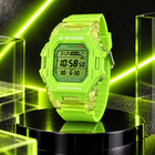 Casio G-SHOCK GD-B500S-3DR – Fluorescent Green Bluetooth Step Tracker – 200M view 1