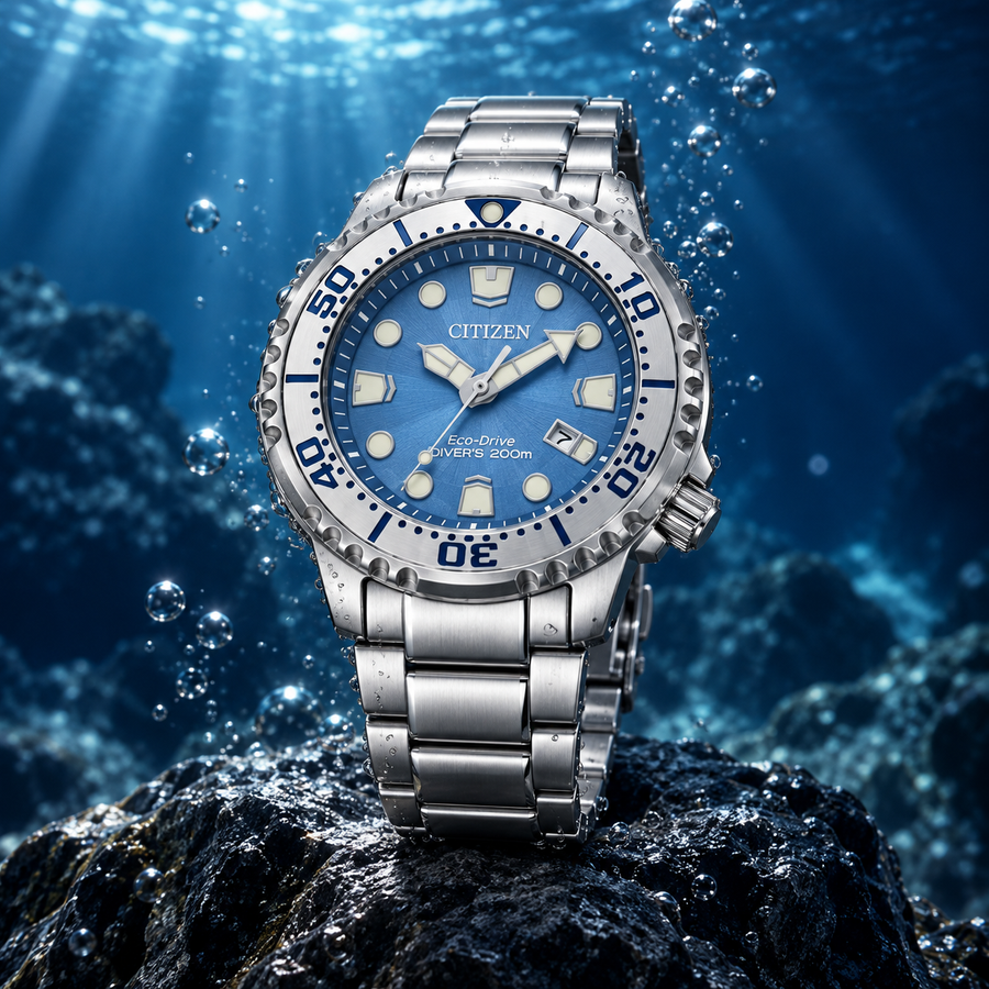 Citizen Promaster Dive BN0165-55L – Ice Blue Dial Eco-Drive 200M Diver