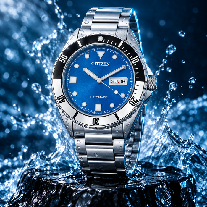 Citizen Sport Automatic NH7530-52M – Blue Sunray Dial, Sapphire Crystal &amp; 42mm Stainless Steel