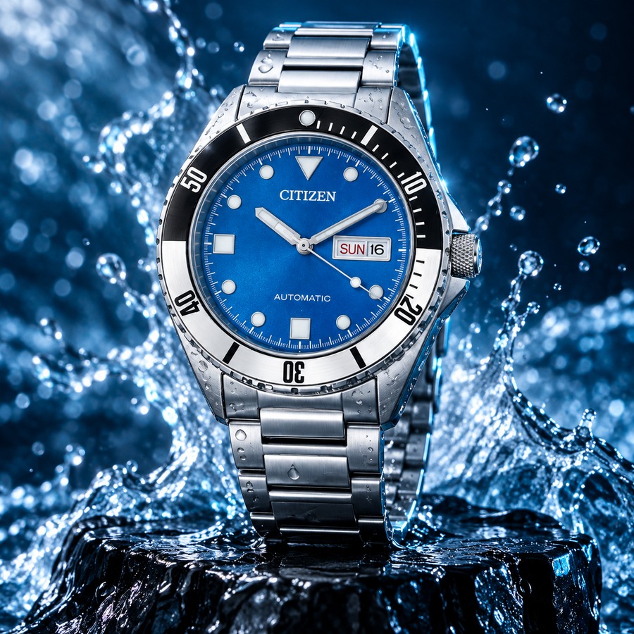 Citizen Sport Automatic NH7530-52M – Blue Sunray Dial, Sapphire Crystal &amp; 42mm Stainless Steel