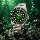 Islander Bayport ISL-312 – Green Wave Dial – Automatic Dive Watch view 1