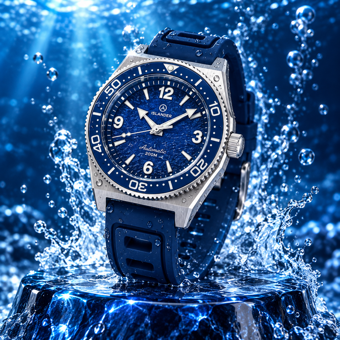 Islander x Carl Murawski Limited Edition ISL-340 – Denim Blue Automatic – 1 of 100