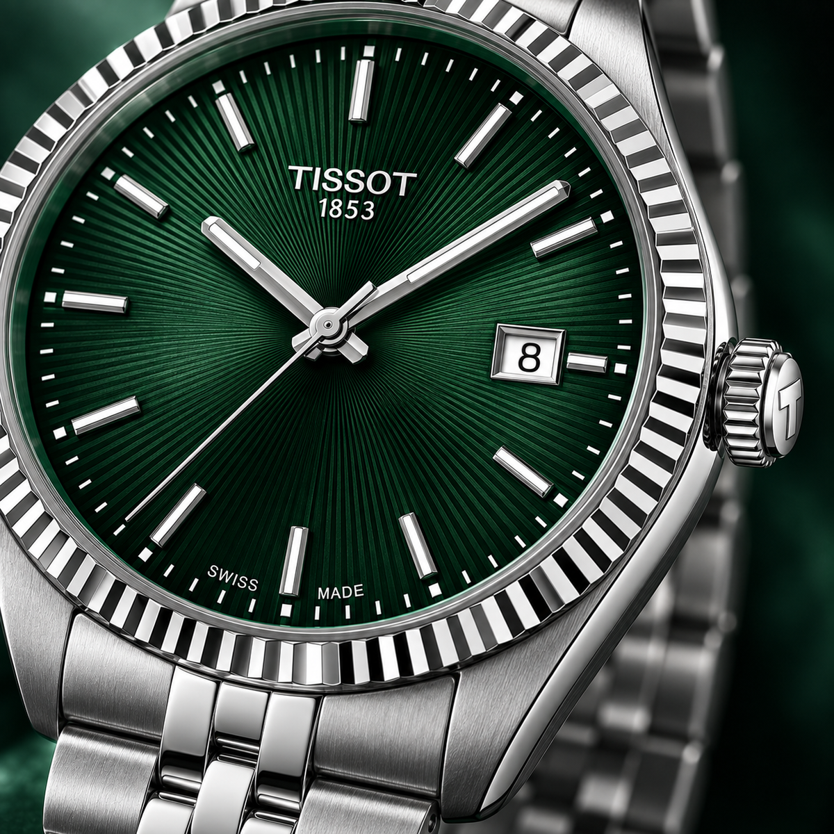 Tissot Ballade Green Dial 40mm – T156.410.11.091.00 — view 2