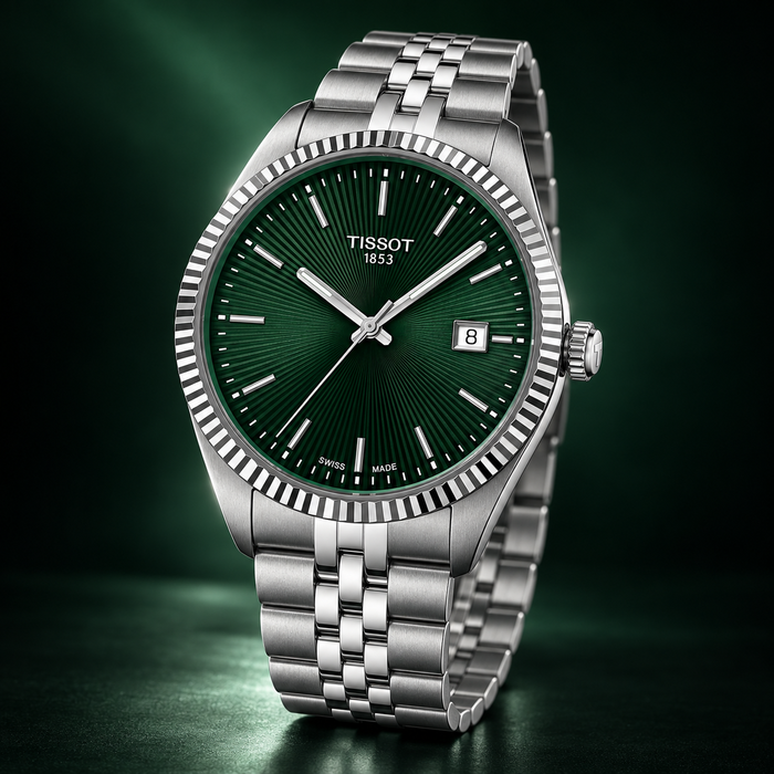 Tissot Ballade Green Dial 40mm – T156.410.11.091.00