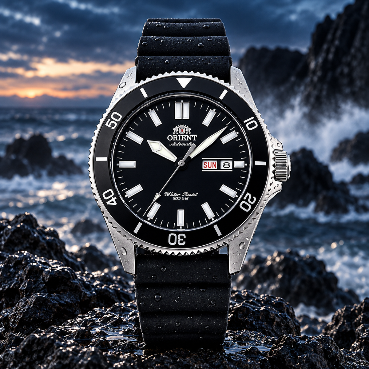 Orient Mako Automatic Black Dial Diver 44mm – RA-AA0010B