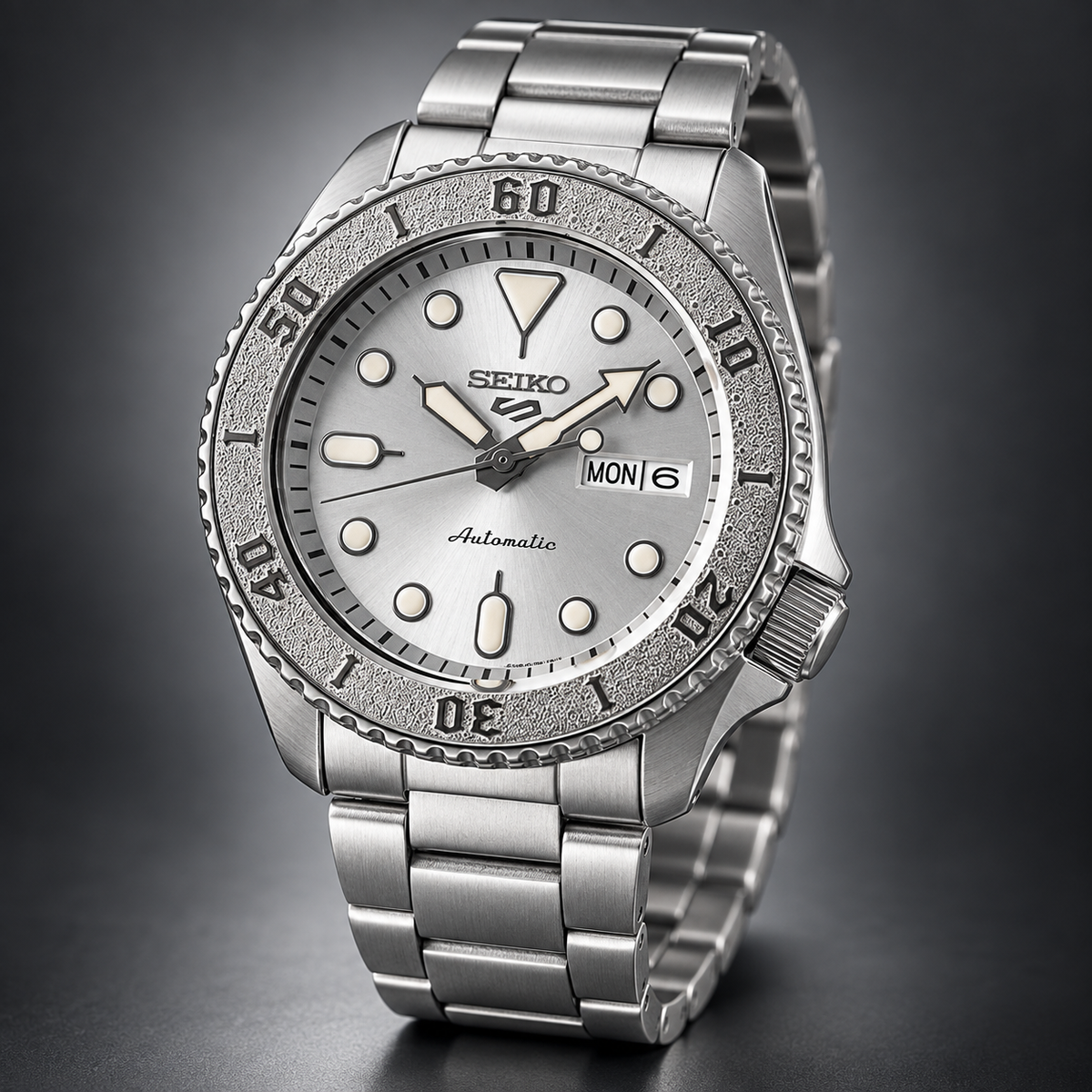 Seiko 5 Sports SRPE71 – Silver Dial Automatic Watch