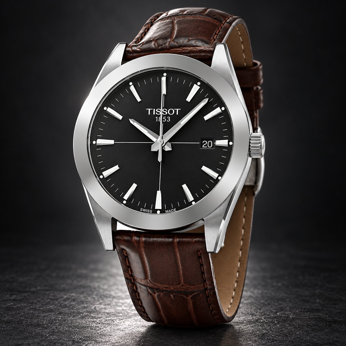 Tissot Gentleman 40mm Black Dial — T127.410.16.051.01