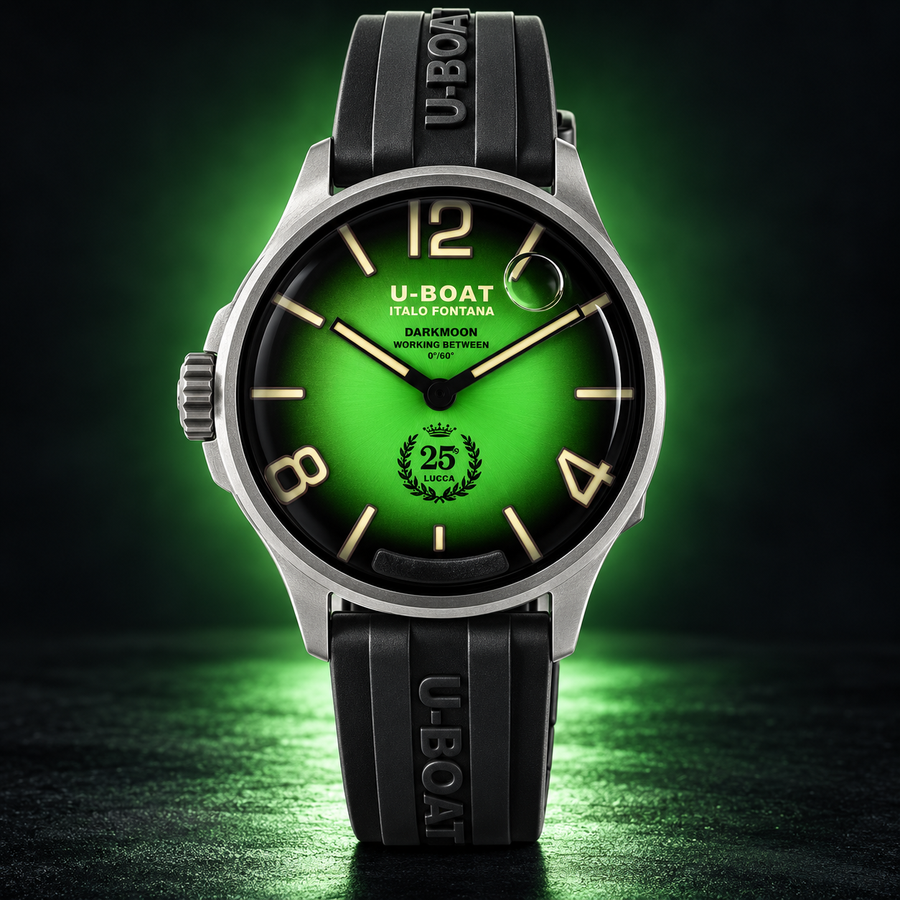 U-Boat 2031 Mens Watch Darkmoon Anniversary Capsoil 46mm 5AT