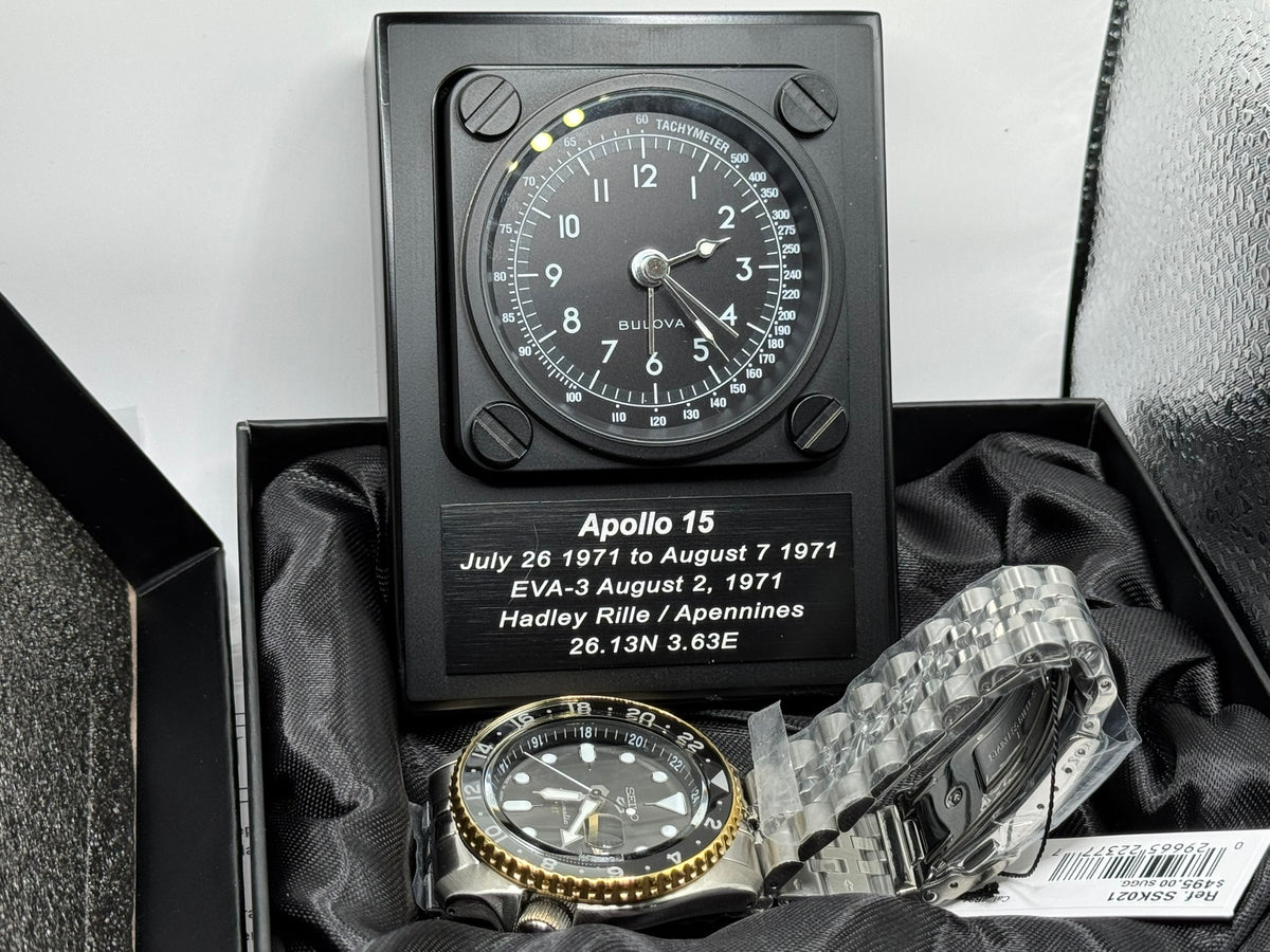 Bulova Lunar Pilot Traveler Limited Edition Clock – Apollo 15 — view 3