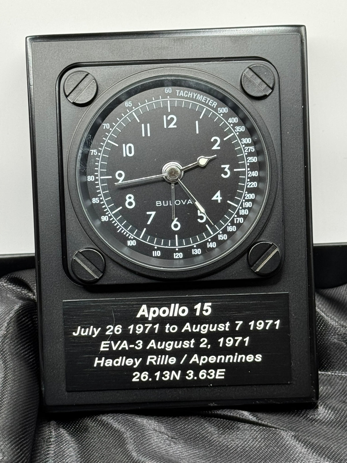 Bulova Lunar Pilot Traveler Limited Edition Clock – Apollo 15 — view 9