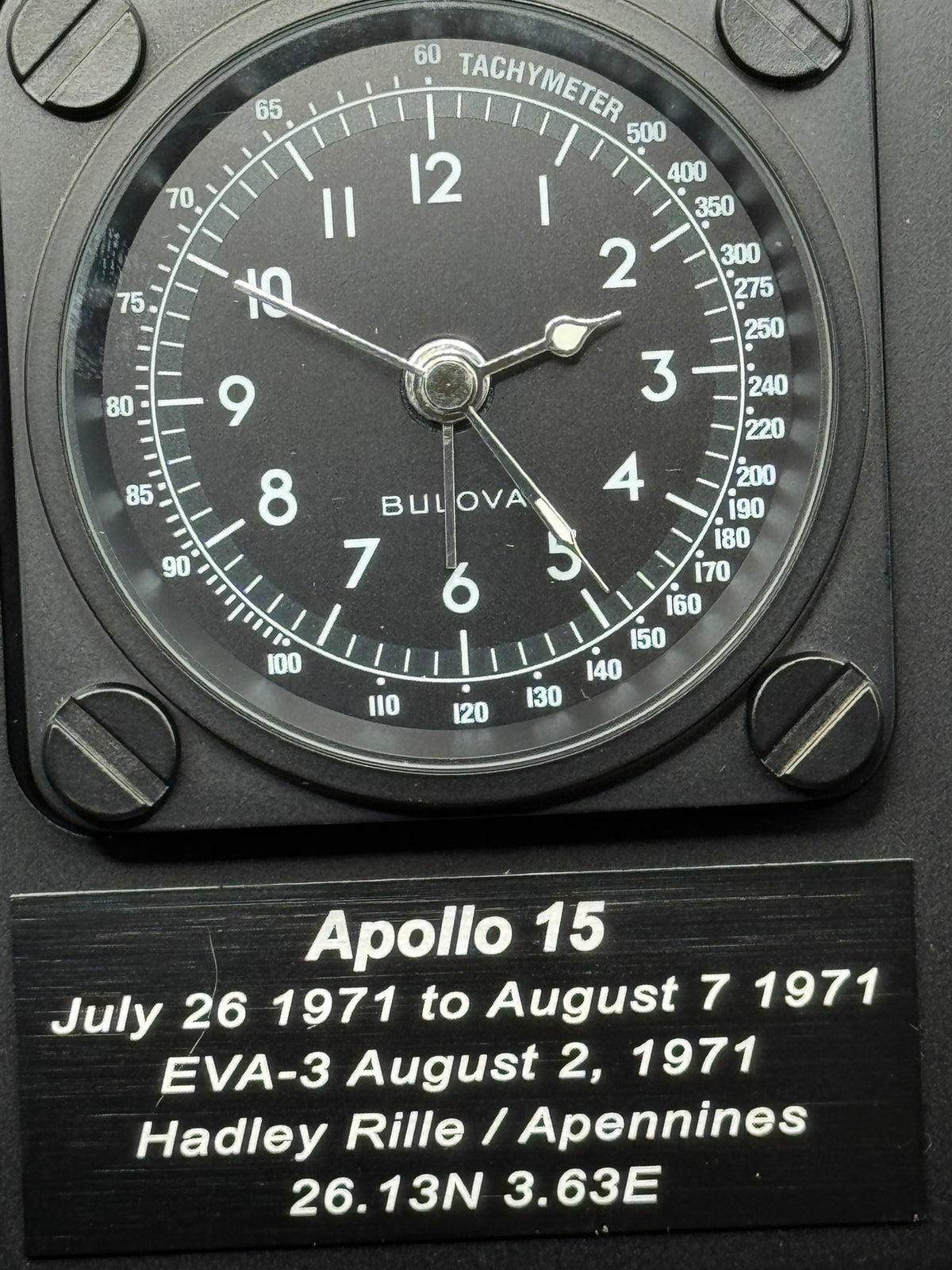 Bulova Lunar Pilot Traveler Limited Edition Clock – Apollo 15 — view 10